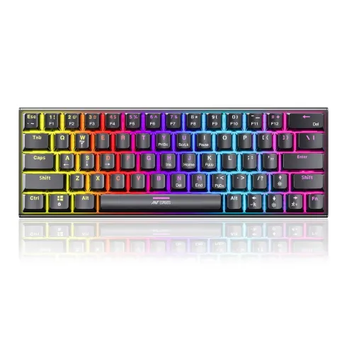 Image of Ant Esports MK1200 Mini RGB Mechanical Keyboard (Red Switch, 60%)