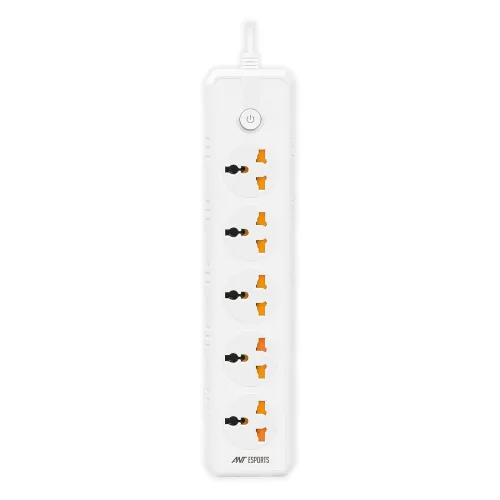 Image of Ant Esports PS500 Power Strips with 5 3-Meter-Long Cord, 2500-Watt