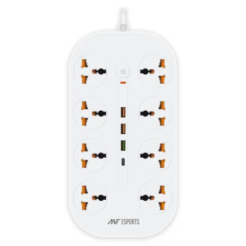 Image of Ant Esports PS831 Power Strip with 8 Sockets
