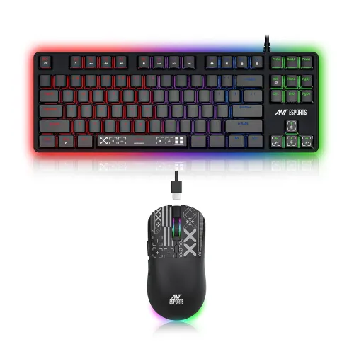 Image of Ant Esports Thunder20 Mech Keyboard + Mouse Combo (Red Switch, RGB)