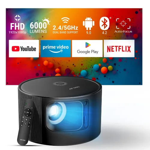Image of Ant Esports View 811 Smart LED Multimedia Mini Projector for Room