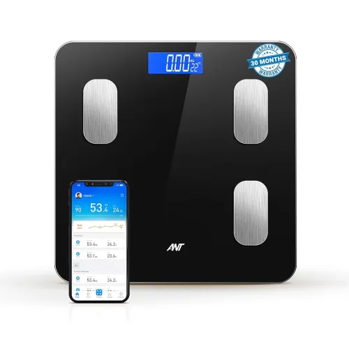 Image of ANT Flora Smart Scale for Body Weight and Fat, Digital Bathroom Scale Accurate to 0.1kg Weighing Machine