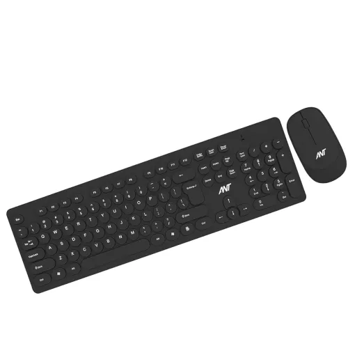 Image of Ant PC Wireless Keyboard and Mouse, Silent Keyboard Mouse Combo