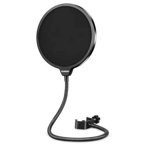 Image of Aokeo Clamp-On Studio Microphone Pop Filter