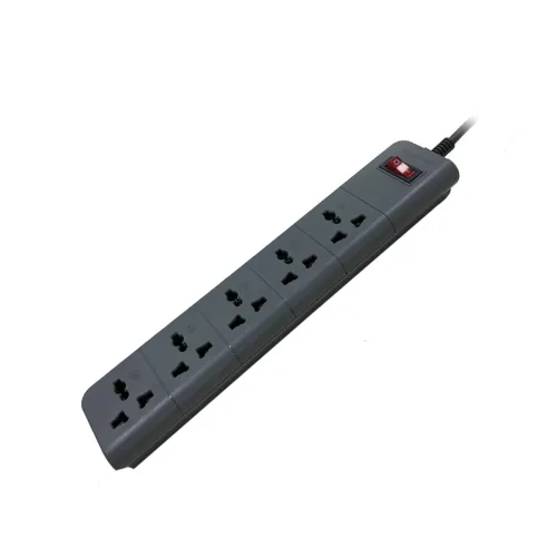 Image of apcare Surgee 5 Extension Board – 5 Sockets, 1.5M Cord, 1500W, Black