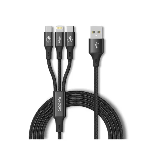 Image of Apple 3 in 1 Fast Charging Cable