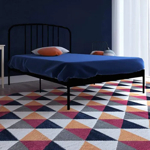 Image of APRODZ Letitia Queen Size Metal Bed