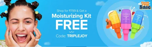 Image of Aqualogica Offer: Shop for ₹799 & Get a Free Moisturizing Kit Free