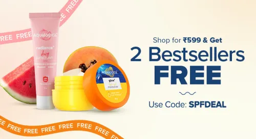 Image of Aqualogica Offer: Shop for ₹599 and get 2 Bestsellers FREE Gift