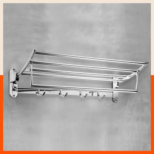 Image of Aquila by Bathla Stainless Steel Towel Rack (Large - 24 inches)