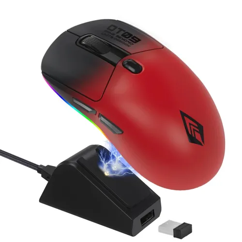 Image of Archer Tech Lab Wireless Gaming Mouse (22K DPI, RGB, Charging Dock) 