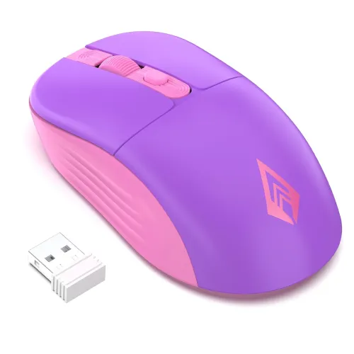Image of Archer Tech Lab Wireless Mouse (Purple)