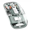 Arctic Fox Pureview Transparent Wireless & Bluetooth Rechargeable Mouse