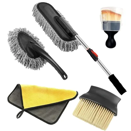 Image of Ardith 5-Piece Microfiber Cleaning Kit Home
