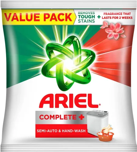 Image of Ariel Complete | Removes 100 Tough Stains in 1 wash | Detergent Powder 4 kg