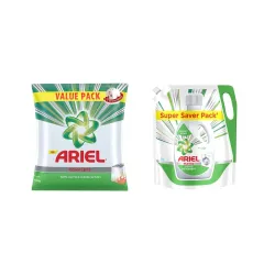 Ariel Powder 4Kg + Liquid 2L