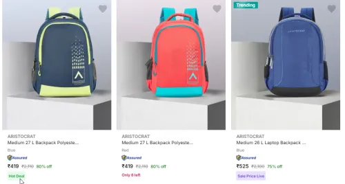 Image of ARISTOCRAT Backpack Minimum 75% Discount