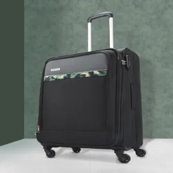 Aristocrat COMMANDER Camouflage Print Cabin Trolley Suitcase
