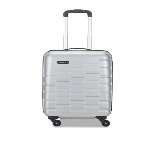 Image of Aristocrat FENCER Textured Water Resistant Hard Cabin Trolley Bag 55 cm
