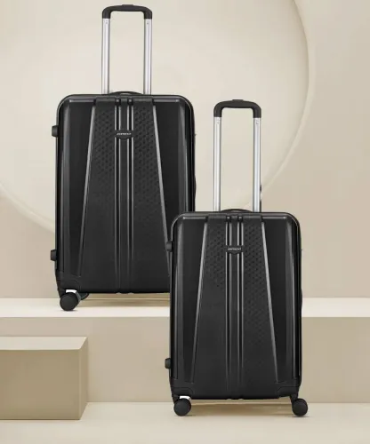 Image of ARISTOCRAT Hard Body Set of 2 Luggage 8 Wheels - Invictus 2P Set (Cabin+Medium).