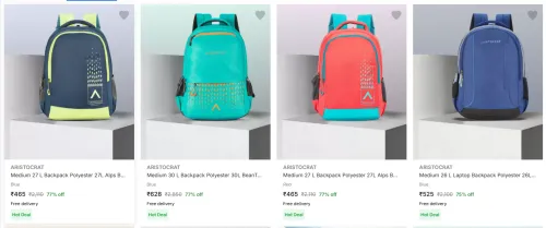 Image of ARISTOCRAT Medium 27 L Backpack Starting At @₹465