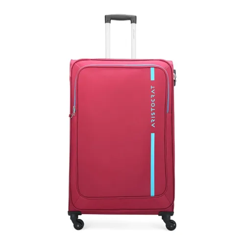 Image of Aristocrat Polyester Dasher 4W Str 68 Blue, Soft, Spinner, Trolley.