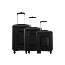 Aristocrat Storm Nxt 3Pc Set Cabin 55cm 4W Trolley Bags for Travel