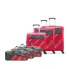 Aristocrat Trigon Hexa Set Of 6 Soft-Sided Trolley Bag