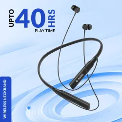 Aroma NB121 Bluetooth Neckband (40H Playtime, Fast Charging)