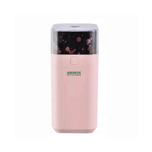 Image of Aromya Star Projector Humidifier Lamp (Pink)