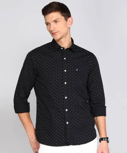 Image of Arrow Sport Men Slim Fit Printed Casual Shirt