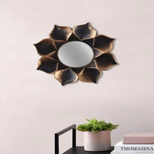Image of Art Street Black Lotus Decorative Mirror