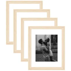 Art Street Set of 4 Individual Couple Photo Frames 11×14 White