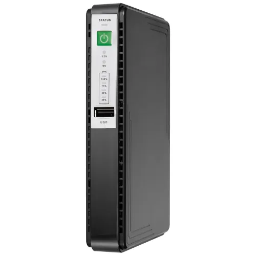 Image of Artis AR-MINIDC-3 Mini UPS (8800mAh Battery, 9V/12V-1A/1.5A/2A Routers, USB Charging)