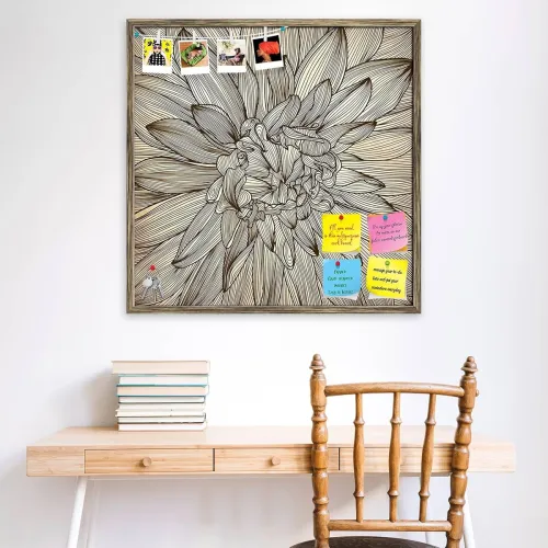 Image of ArtzFolio Dahlia Flower D2 Bulletin Board