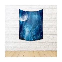 ArtzFolio Fantasy Landscape With Big Moon