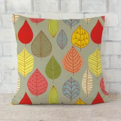 ArtzFolio Leaf Art D4 Decorative Cushion Cover