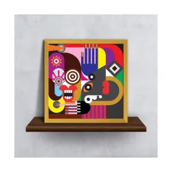 ArtzFolio Two Women Portrait Tabletop Painting
