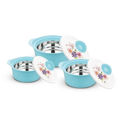 Image of Asian Inner Steel Casserole Gift Set of 3