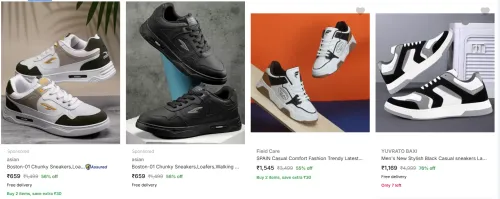 Image of asian Men's Casual Sneakers @ Up to 80-90% Discount