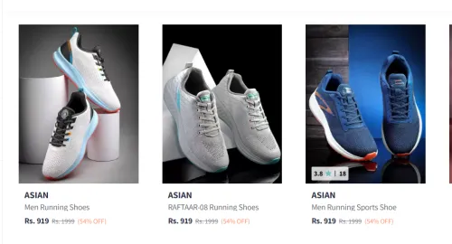 Image of Asian Men's Shoes Minimum 80% Discount