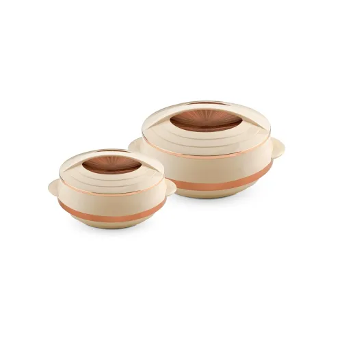 Image of ASIAN Olympic Inner Steel Casserole (800 ml, 1200 ml)| BPA-Free| Keeps Food Hot & Fresh | Ideal for Serving, Gifts for D