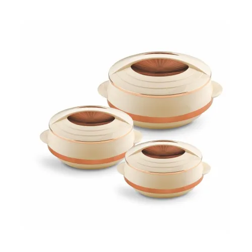 Image of Asian Olympic Inner Steel Casserole Set of 3 
