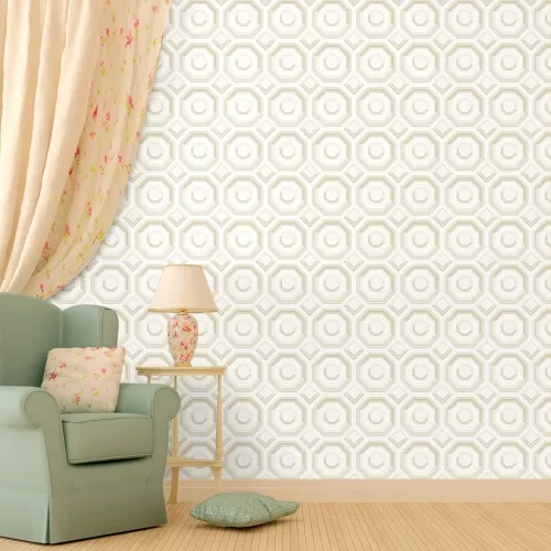 Image of Asian Paints 3-D Artistry Design Wallpaper 57 sqft per roll