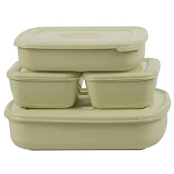 ASIAN Plastowares Utility Star Storage Containers Set of 4