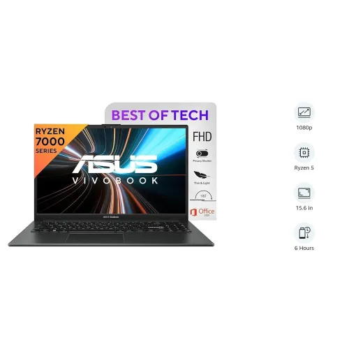 Image of ASUS Vivobook Go 15 (2023), AMD Ryzen 5 7520U Laptop