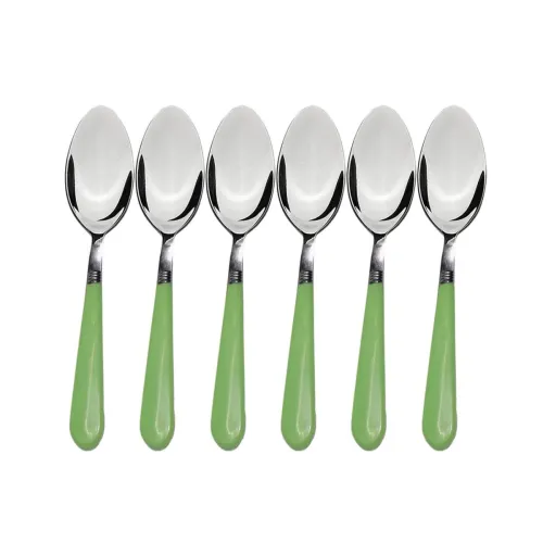 Image of ATEVON Stainless Steel Dinner Spoons - 6 Pcs