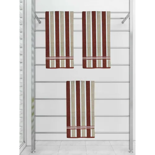 Image of Athom Trendz Ecosaviour Bath Towel (Pack of 3)