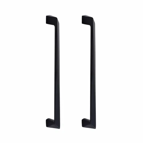 Image of Atom Zinc Pull Handle Black Matt Finish Pack of 2