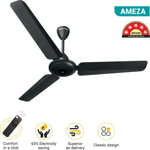 Image of Atomberg Ameza 1200mm 3 Blade Ceiling Fan with BLDC Motor and Remote